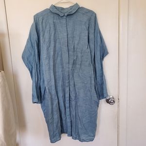 Cos - light blue t shirt dress